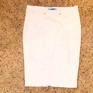 Marciano white pencil skirt